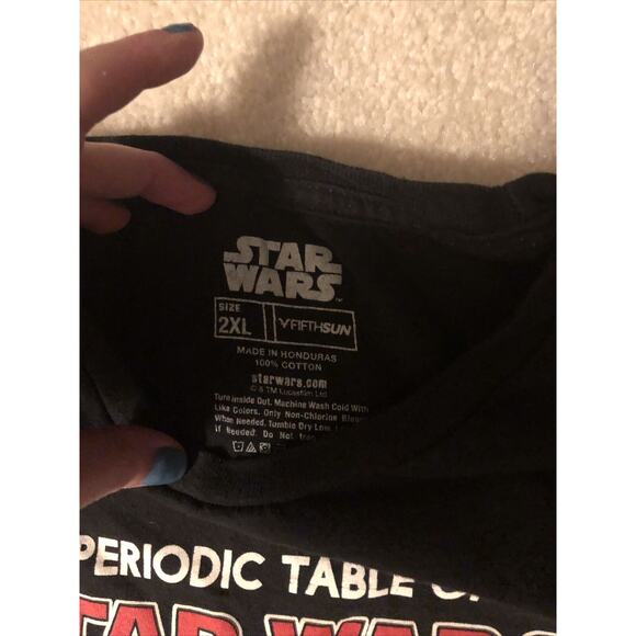 Fifth Sun Periodic Table Of Star Wars Villians‎ T Shirt Size 2xl - Picture 3 of 7